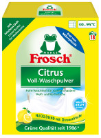 Frosch Citrus Voll-Waschmittel Pulver Karton (22 Wäschen)